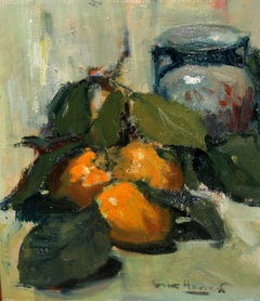 Mediterranean Essence Oil Painting on Canvas, Framed, Signed, 1970s