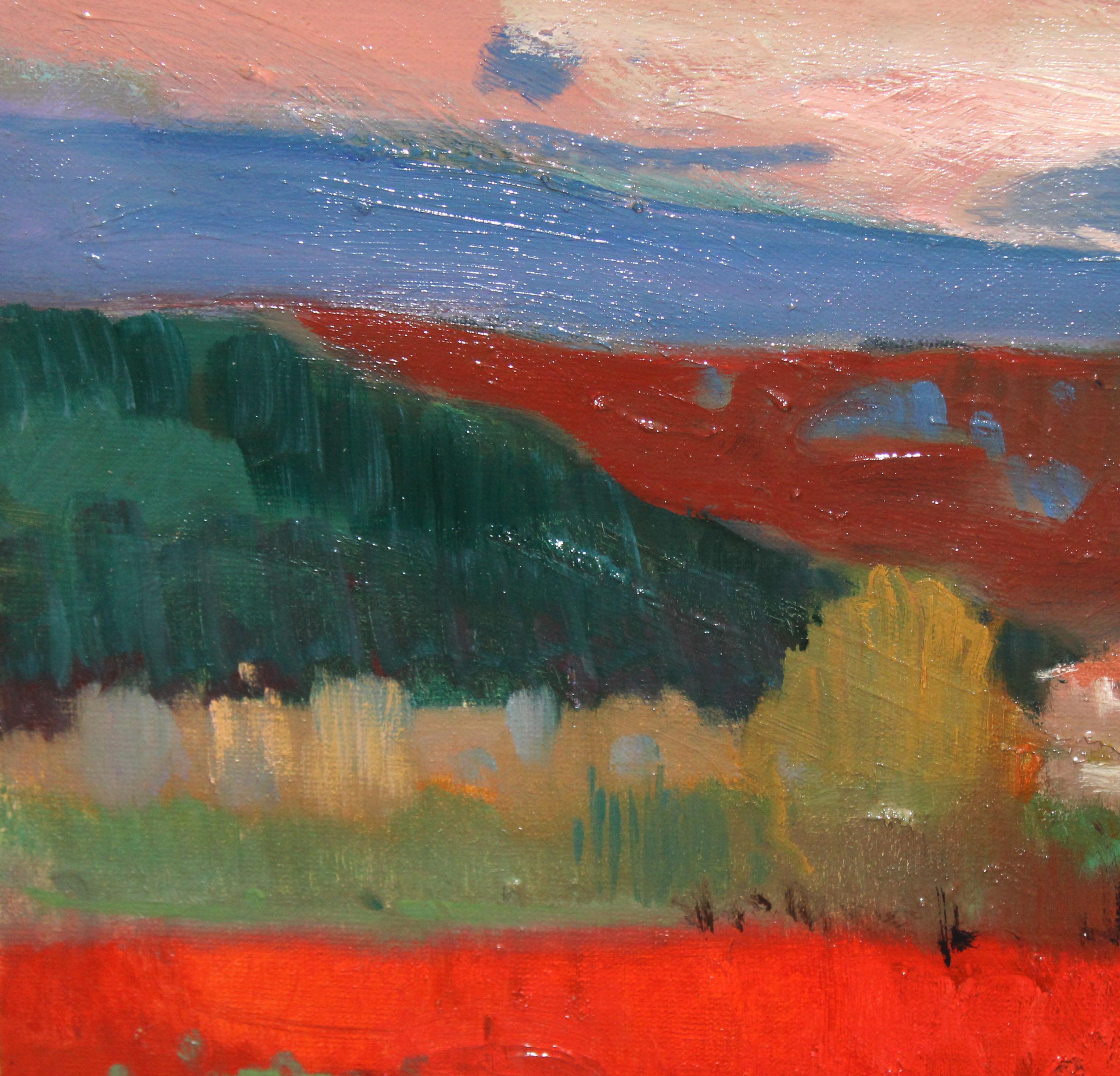 Primäre Paisaje - Óleo sobre tela (Braun), Landscape Painting, von Antoni Sala Herrero