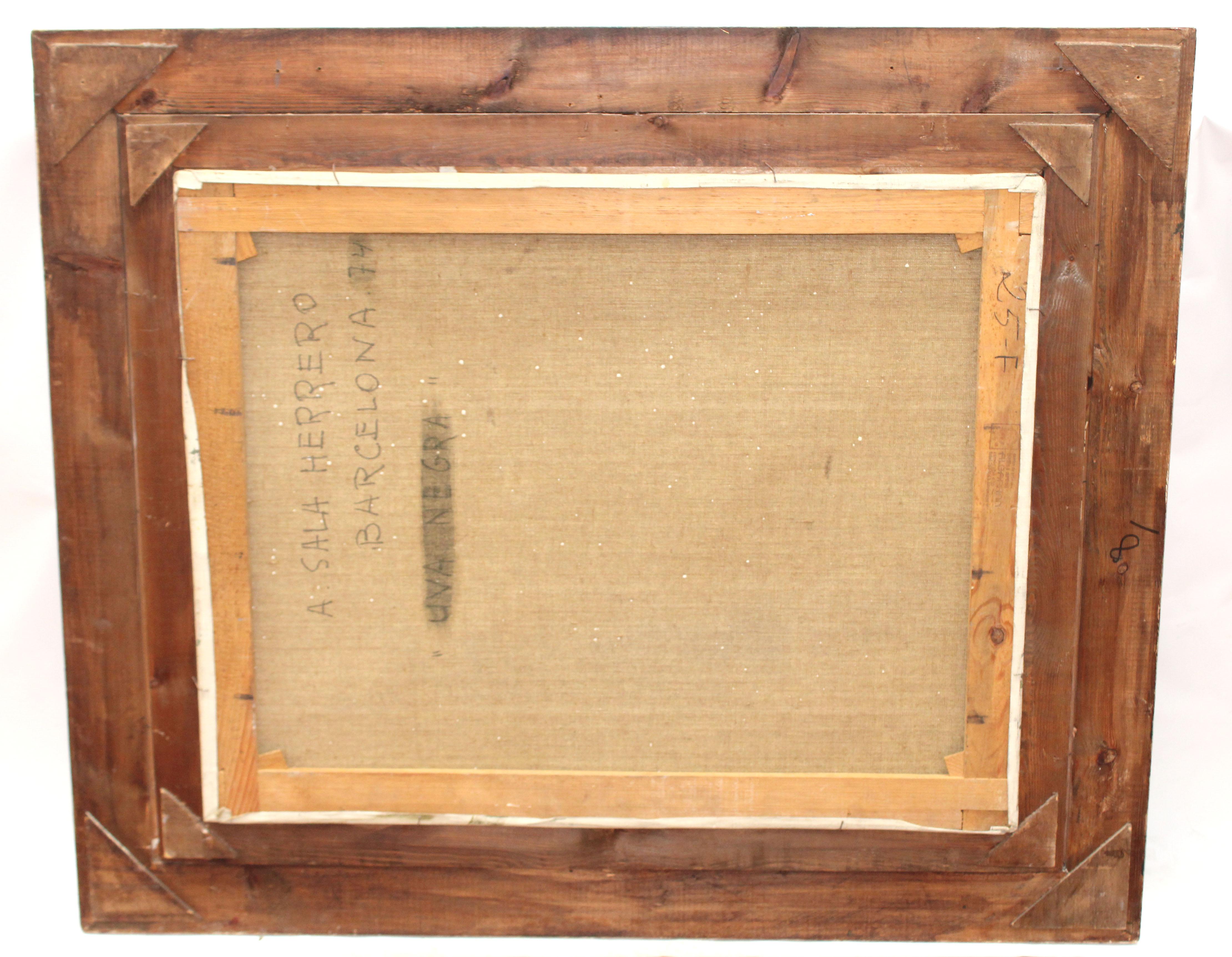 Reflejos tranquilos en la cala - Óleo sobre tela en venta 5