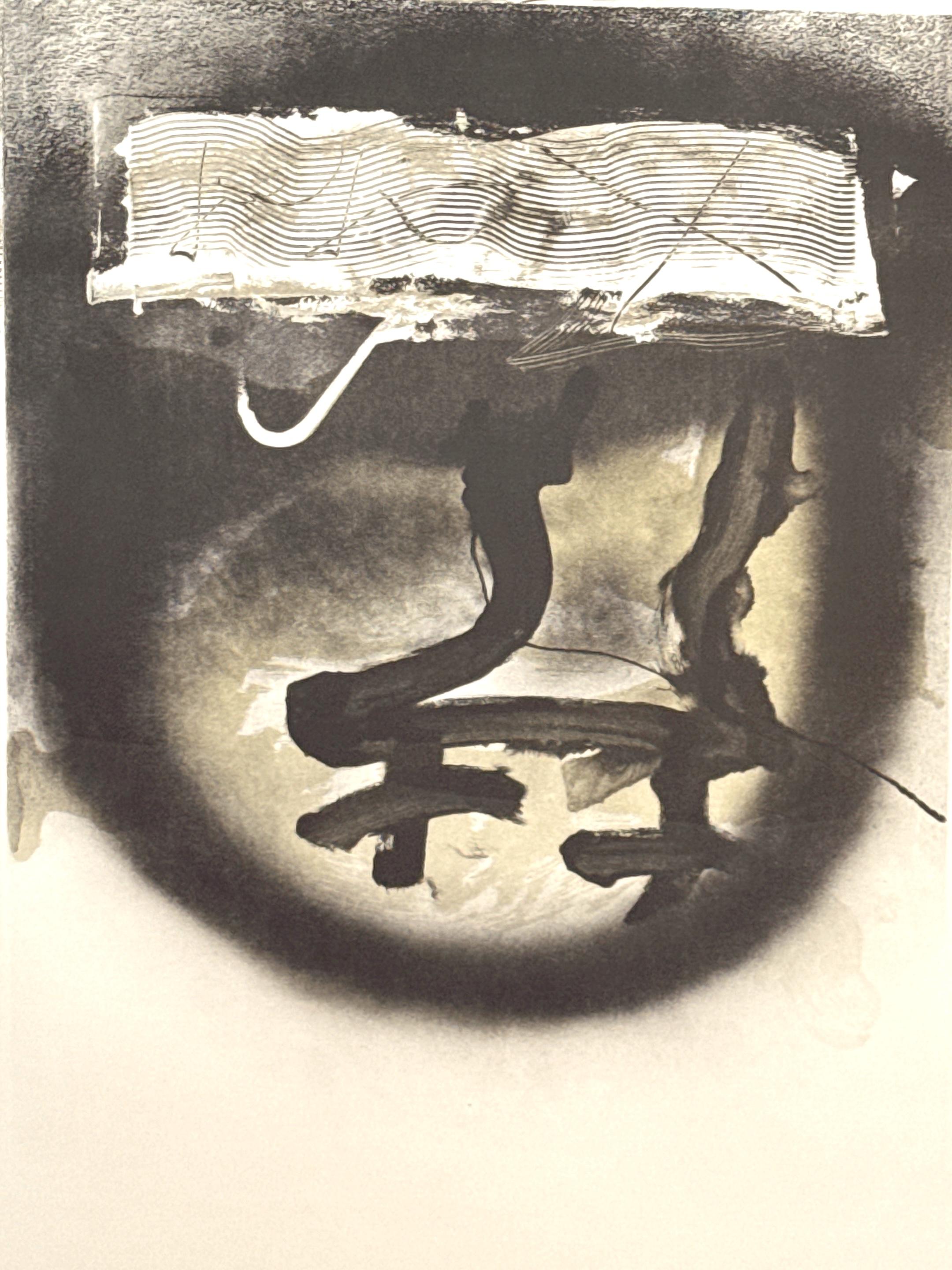 Espagnol Antoni Tàpies, I.L.A. Exposición Tápies 1983 Lithographie, 56/150 en vente