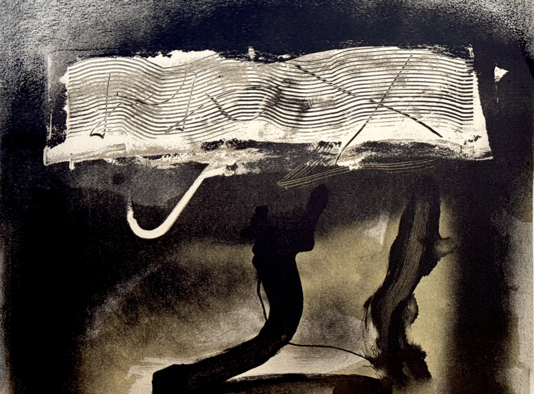 Antoni Tàpies, I.L.A. Exposición Tápies 1983 Lithographie, 56/150 Bon état - En vente à West Palm Beach, FL