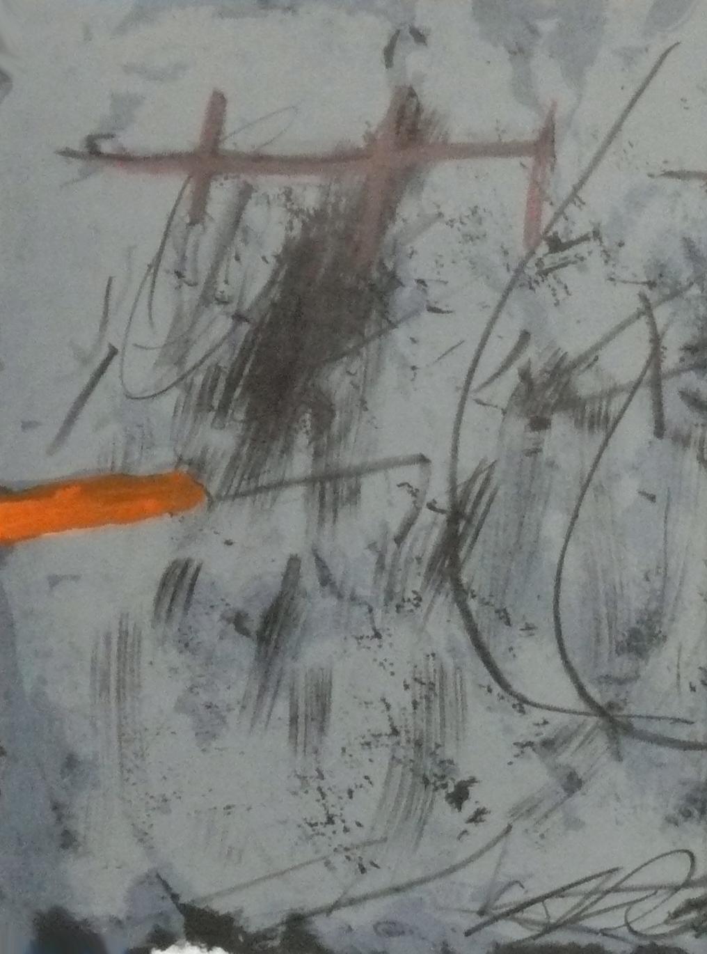 Auswahl von Farblithografien von Antoni Tapies, Frankreich, ca. 1960er Jahre. Der Preis liegt bei 450 Dollar pro Stück. Sie messen gerahmt 18,5