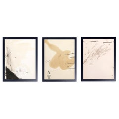 Antoni Tàpies Color Lithographs 18.5 "H x 14.5 "W Mid Century Modern Abstrakte Kunst
