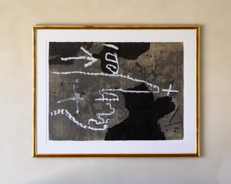 Spanish Antoni Tàpies, El Dit, 1987 For Sale