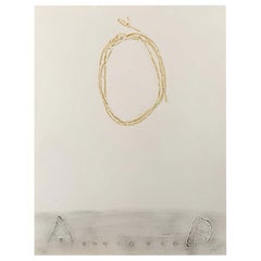 Antoni Tàpies Etching Cordill, 1971