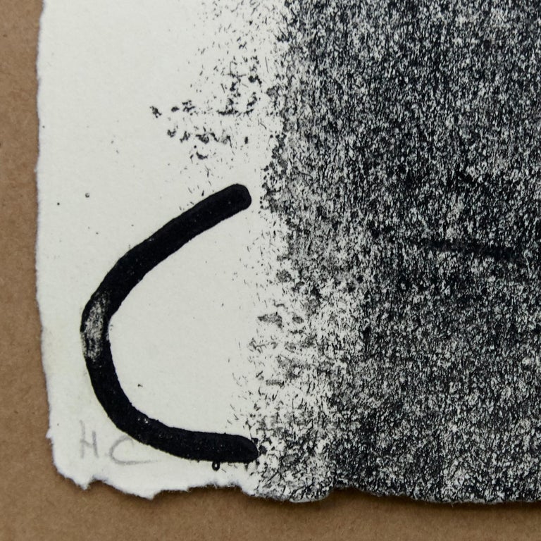 Mid-Century Modern Antoni Tàpies Etching, Lletres i Gris, 1976 For Sale