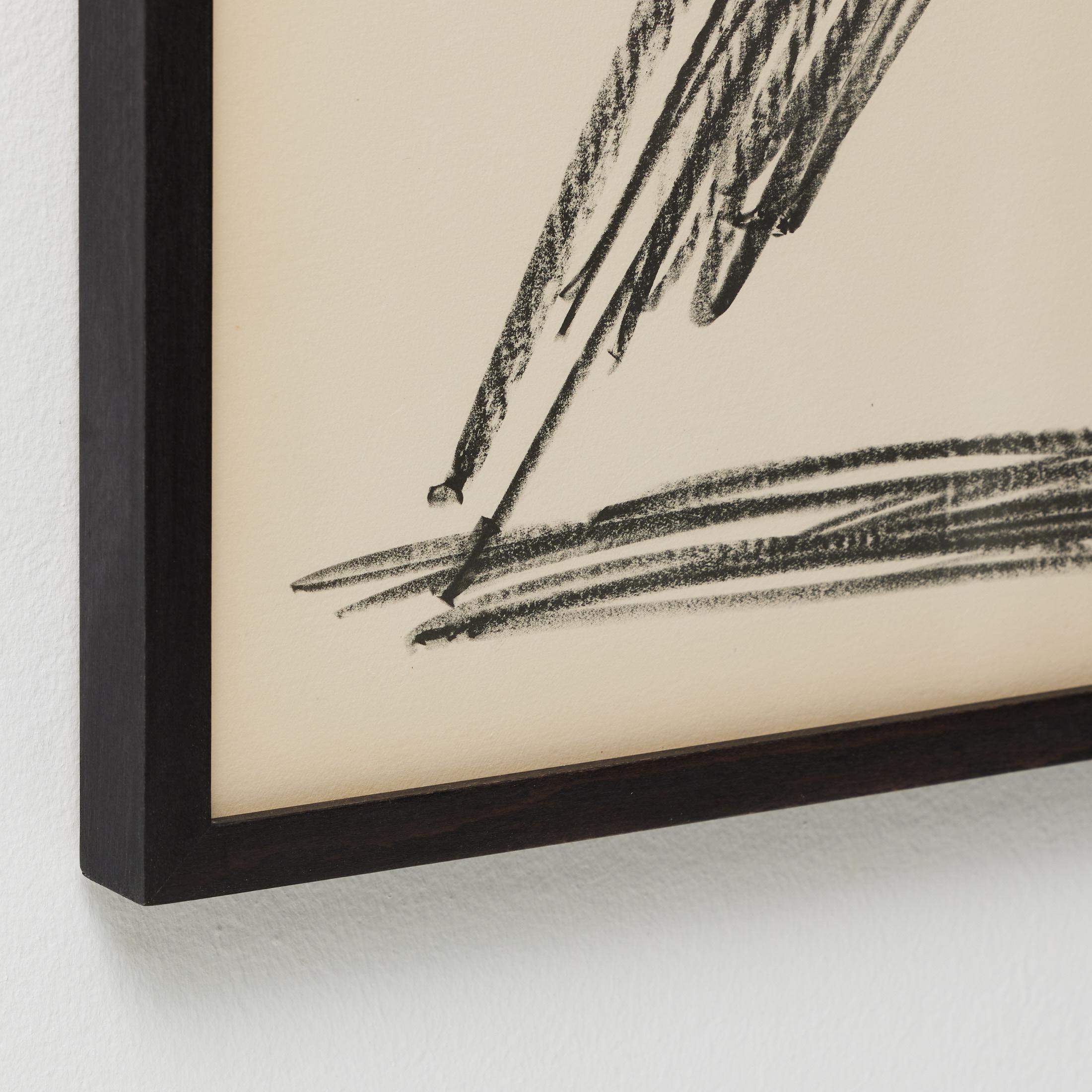 Antoni Tàpies Gerahmte Abstrakte Kunst Lithographie, Ausstellung, 1969 im Angebot 2