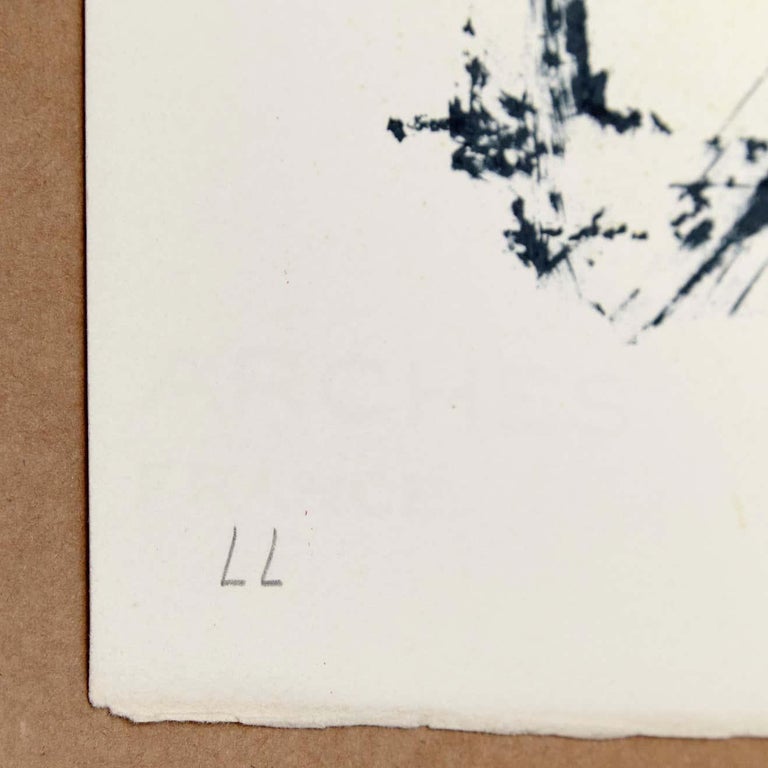 Late 20th Century Antoni Tàpies Lithograph, Llambrec-18 1975 For Sale
