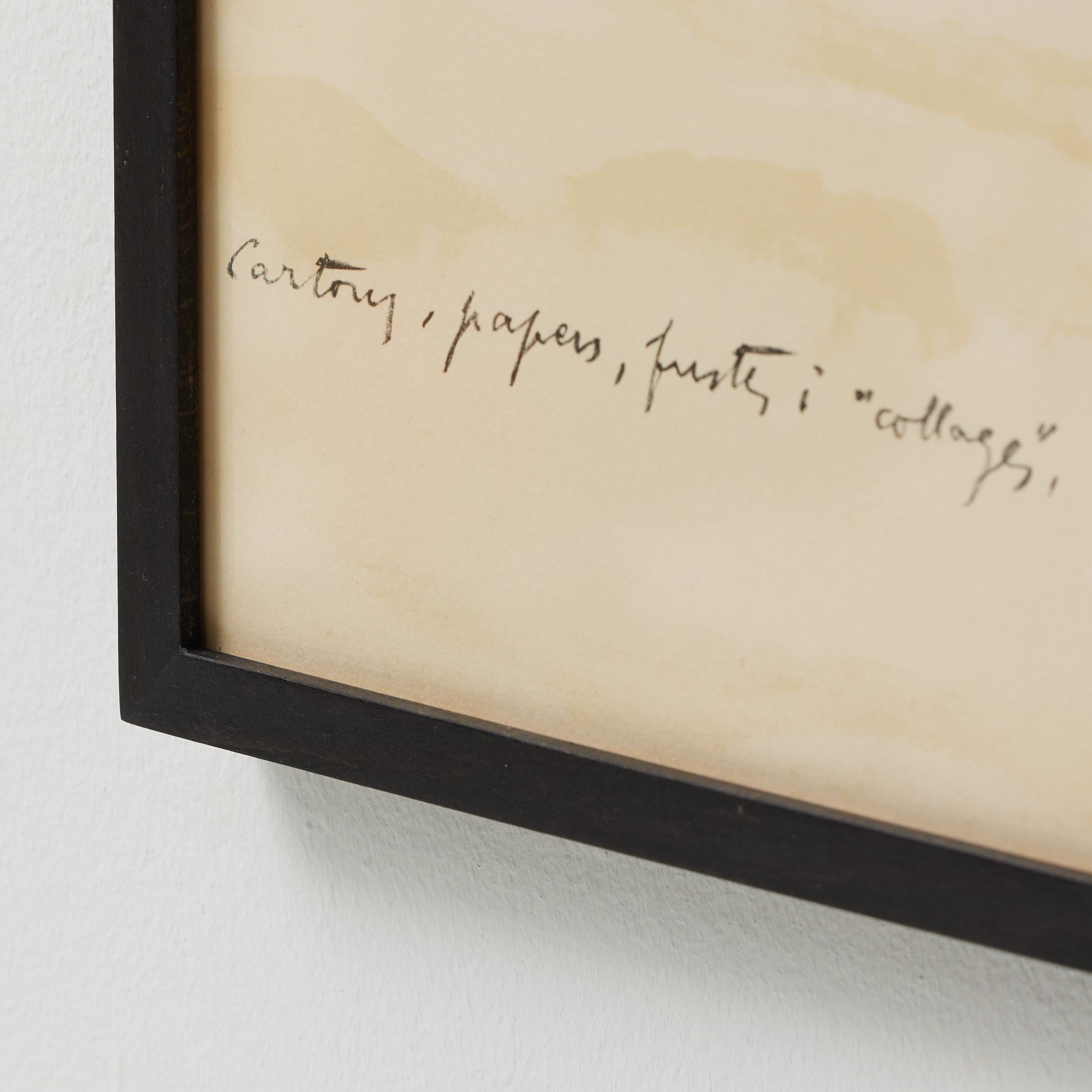 Antoni Tàpies Lithographie, Cartrons, Papiers, Fustes, Collages del 1946 al 1964 en vente 7
