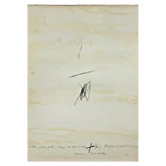 Vintage Antoni Tàpies Lithography, Cartrons, Papers, Fustes, Collages del 1946 al 1964