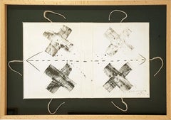 No title - Antoni Tàpies SIngle work on cardboard, circa 1970