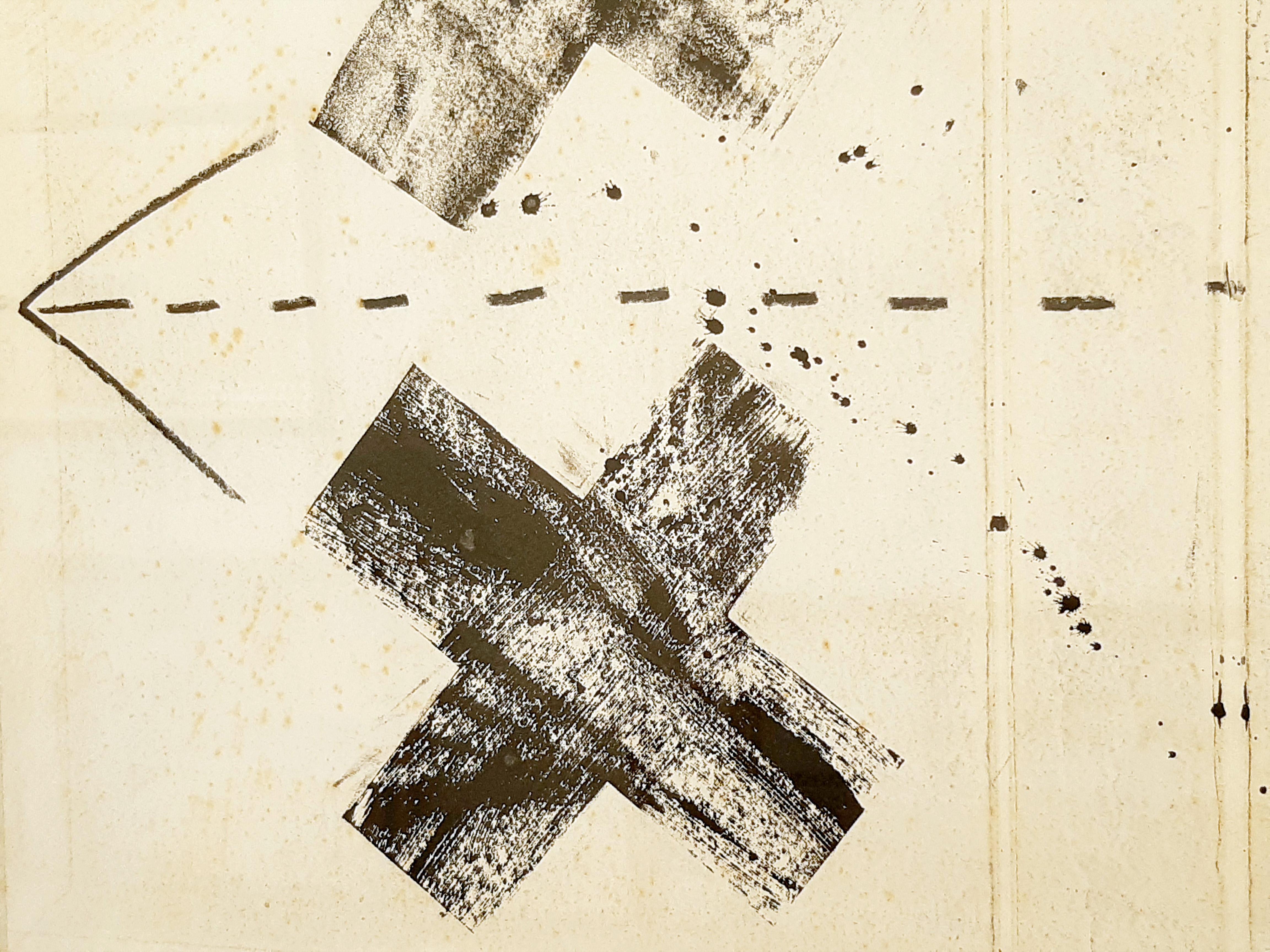 No title - Antoni Tàpies SIngle work on cardboard, circa 1970 2