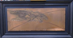 ANTONI TAPIES 20.27 ORIGINAL COPPER AND CARBURUNDUM PLATE