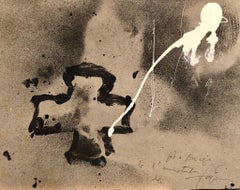 NEW ¡¡¡ TAPIES - ORIGINAL UNIC ACRYLIC- CONTEMPORARY ABSTRACT - "CREU NEGRE"1977