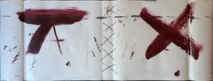 No title, Antoni Tàpies, 70's, Ink and gouache on paper