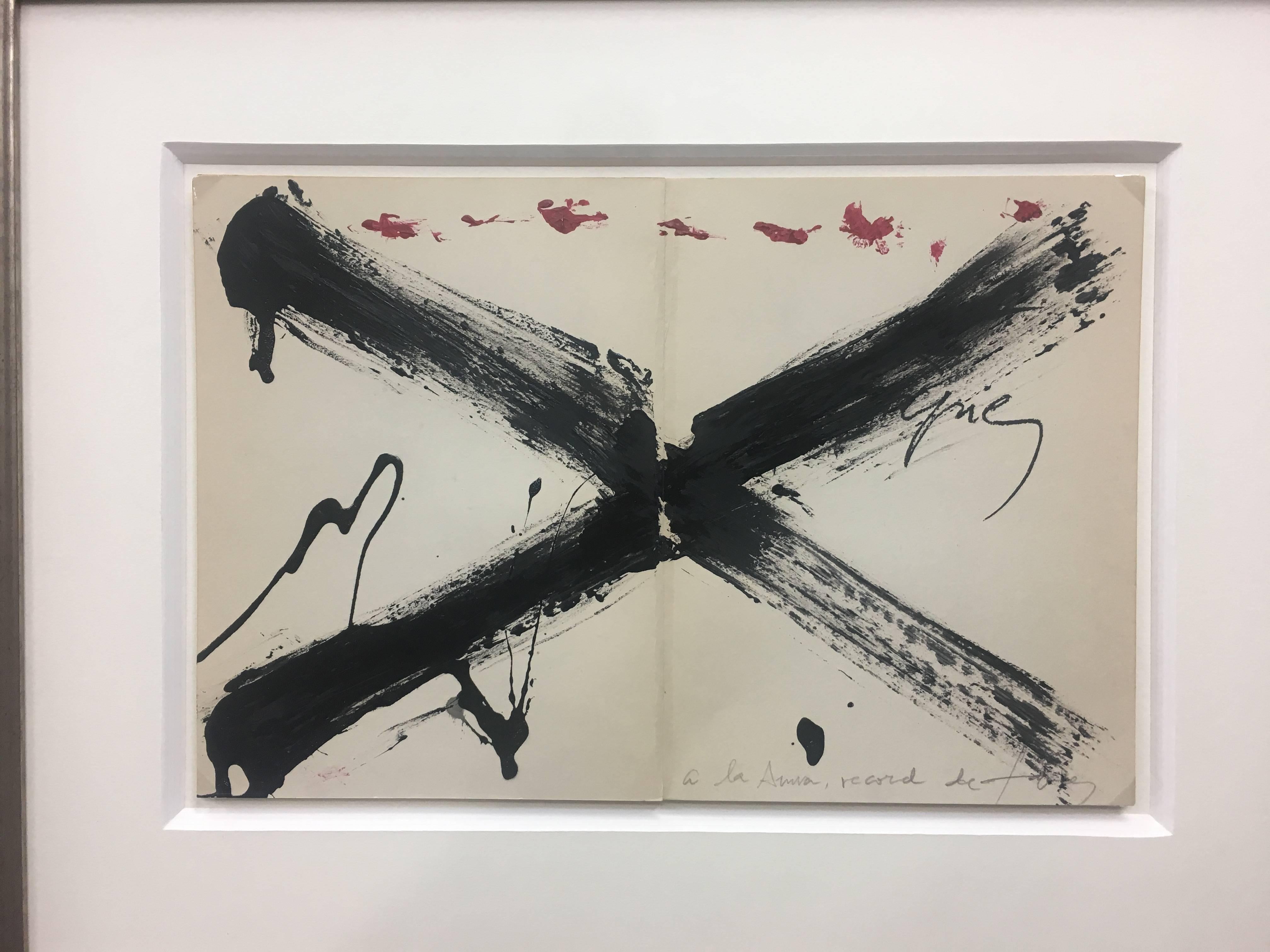 ANTONI TAPIES was the maximum representative of Spanish abstract art of the 20th century. His works are represented in museums and foundations around the world.

Tàpies
Antoni Tàpies Puig
(Barcelona 1923 - 2012)
“ CREU ”
1977
Original
Acrylic on