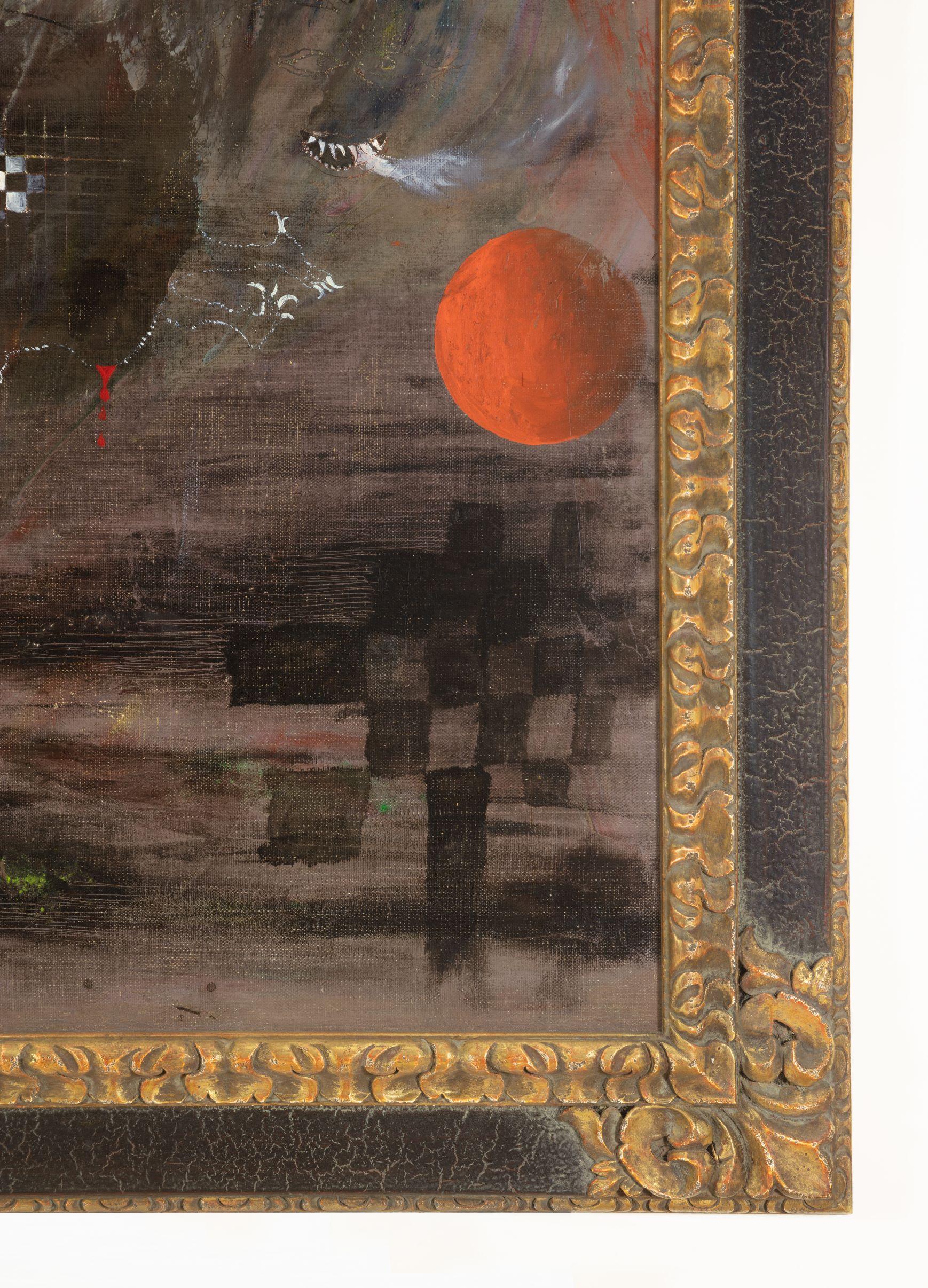 Antoni T Pies Sarpta Oil Painting On Canvas By Antoni T Pies For Sarpta 1949 By Antoni Tapies Copy 2 Master