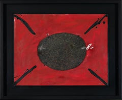 Serie "U no és ningú" No. 21 by Antoni Tàpies - Abstract painting