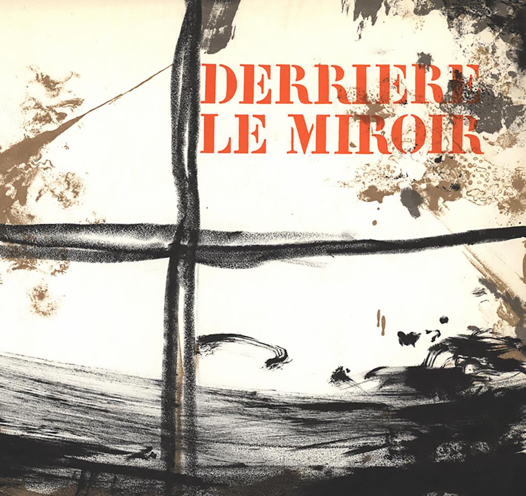 1960s Antoni Tàpies Derrière le miroir cover (Tàpies prints)  3