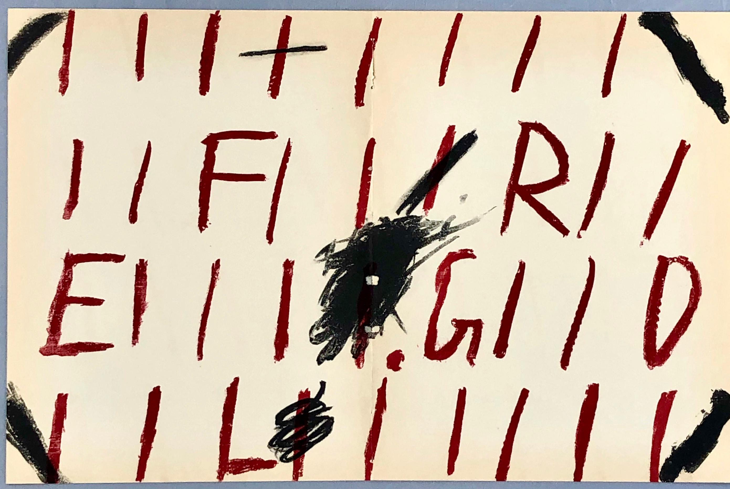 1960s Antoni Tàpies lithograph (Tàpies prints) For Sale 1