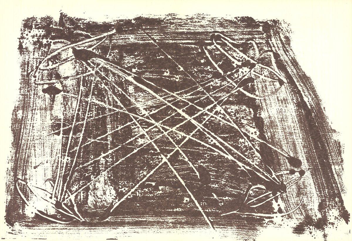 1974 Antoni Tapies 'Untitled 210-18' - Print by Antoni Tàpies