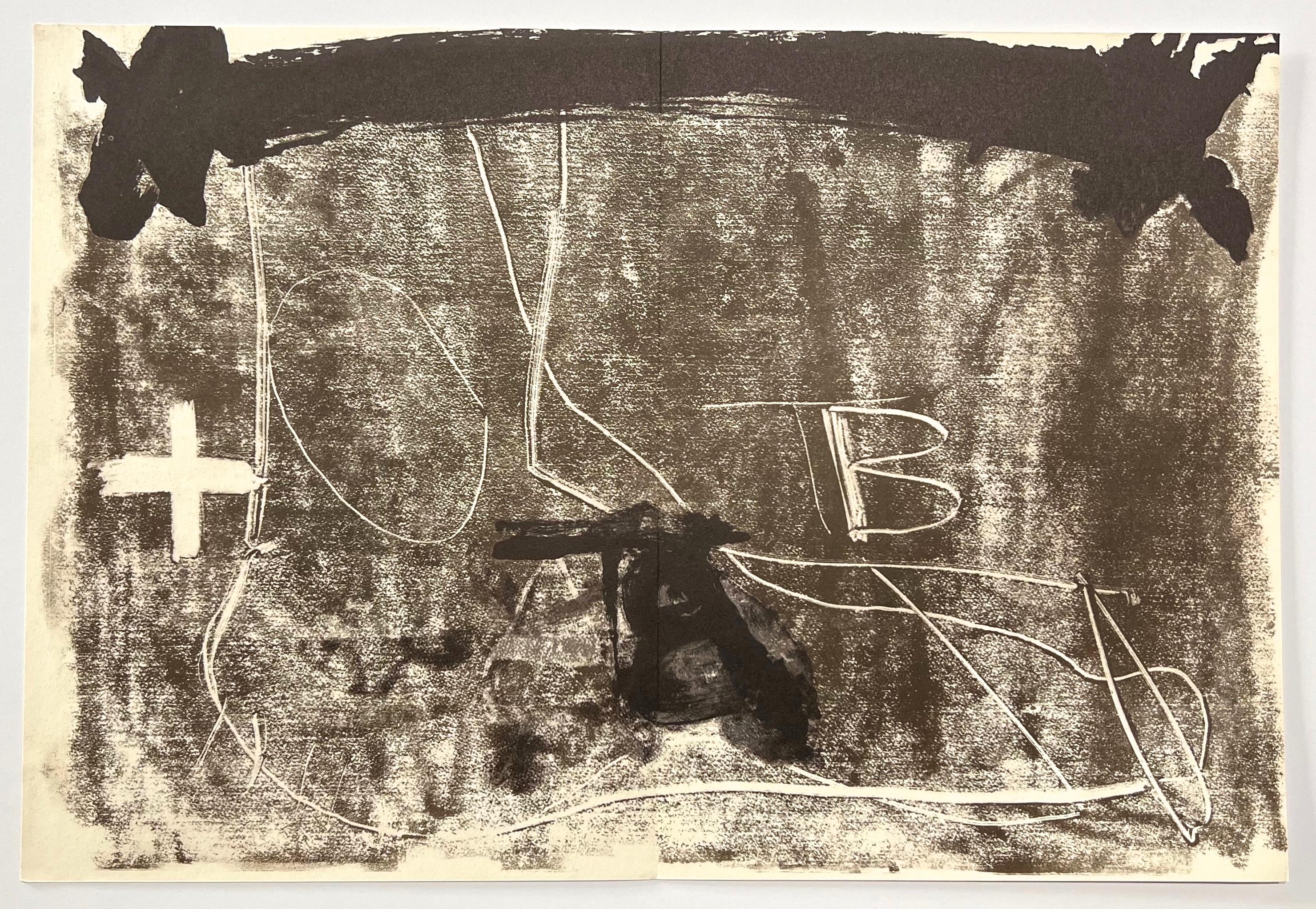 Antoni Tapies - lithographie (d'après) - Print de Antoni Tàpies