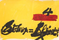 «Als Mestres de Catalunya», 1974. Litografía, firmada, 77 x 118 cm