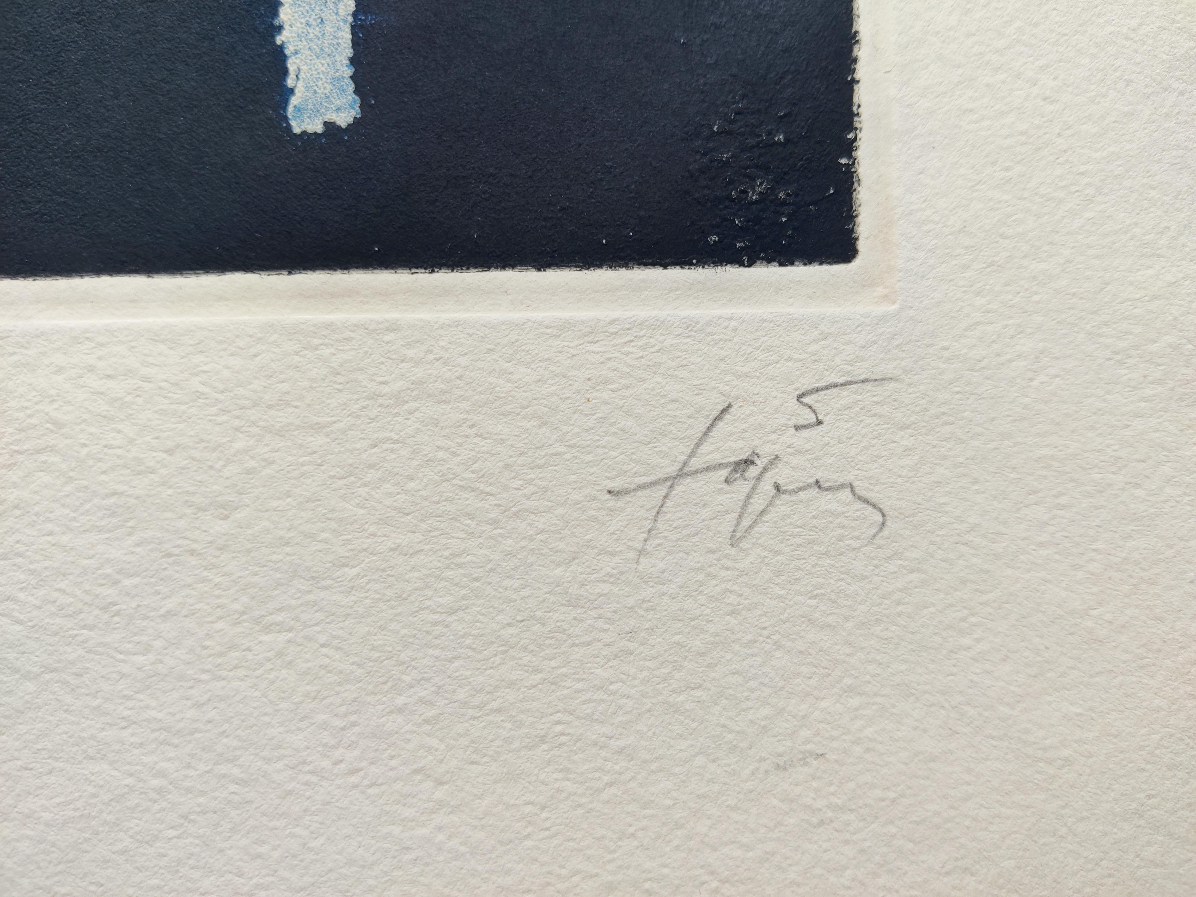 Antoni Tàpies -- Double croix, 1976 For Sale 2