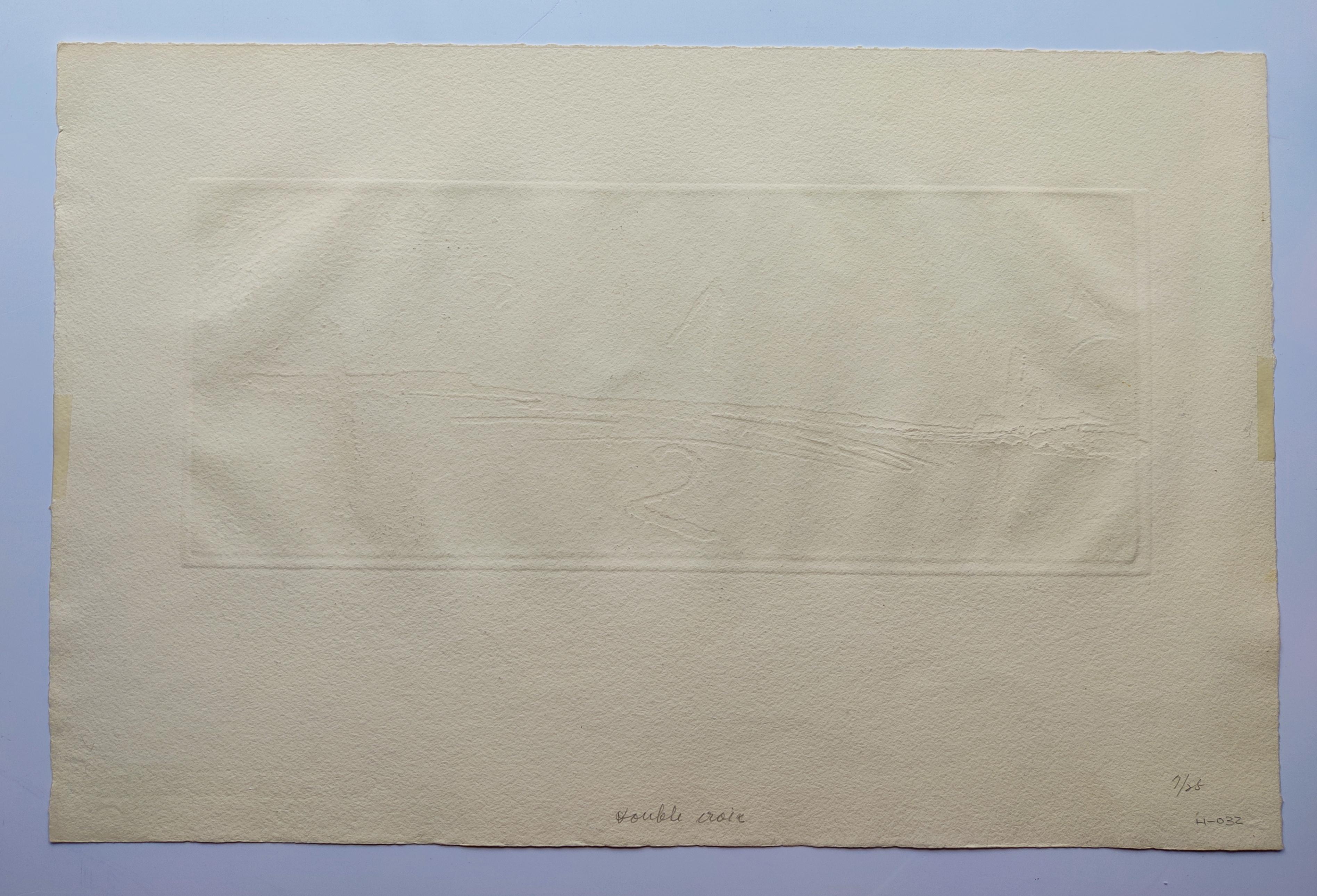 Antoni Tàpies -- Double croix, 1976 For Sale 3