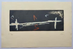 Antoni Tàpies -- Double croix, 1976