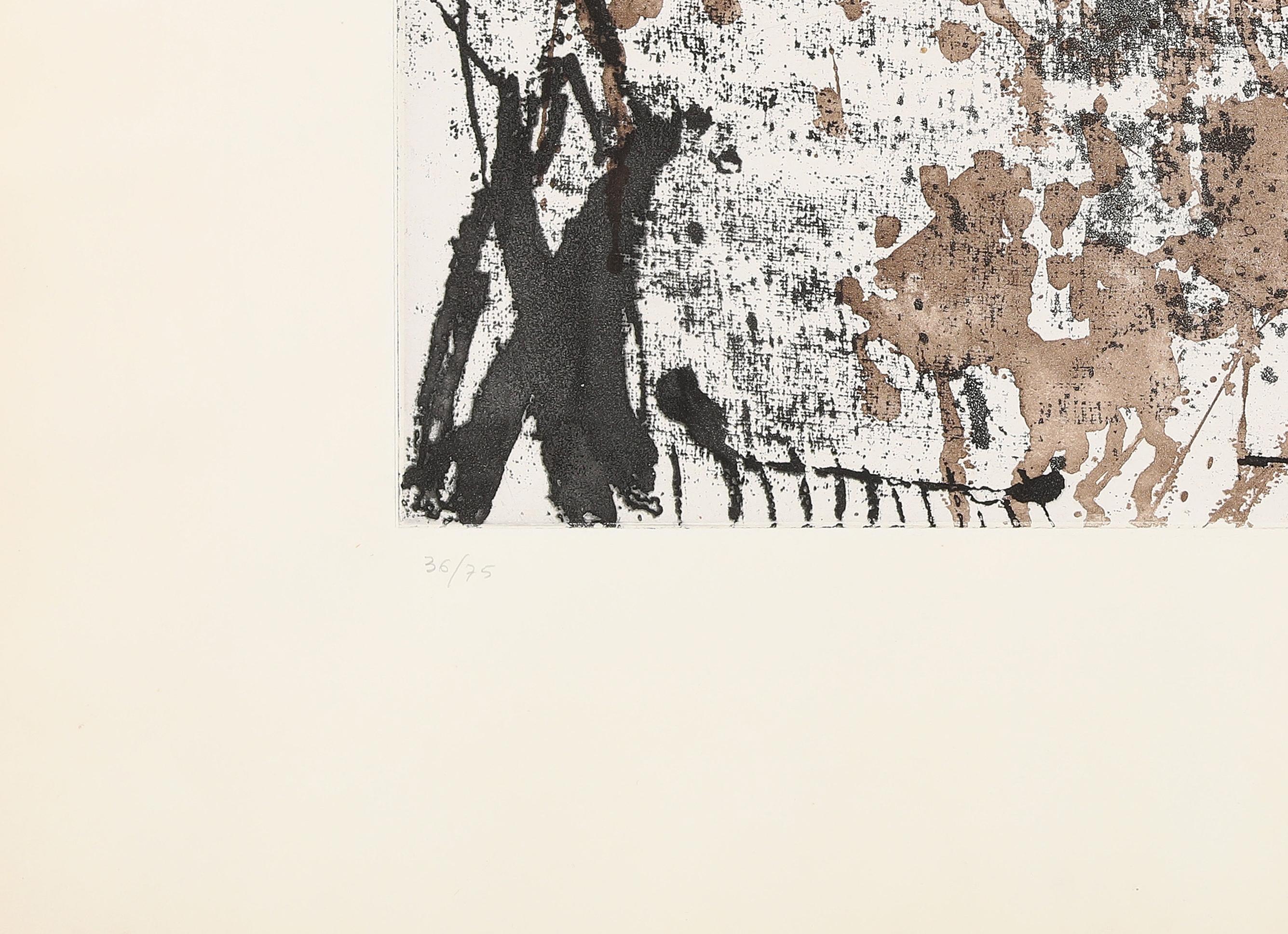20th Century abstract Antoni Tapies, 