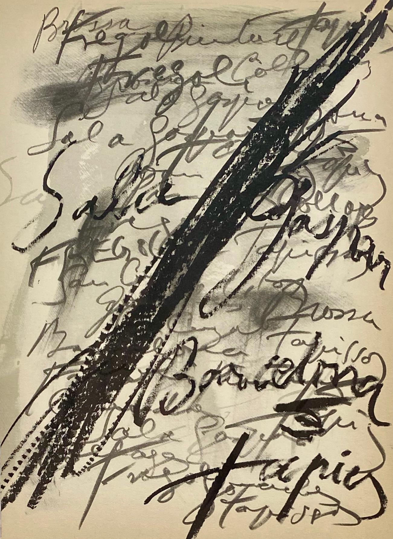 antoni tapies signature