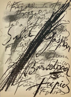 Antoni Tàpies lithograph 1960s (Tàpies prints)