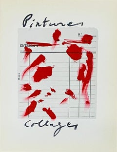 Antoni Tàpies lithograph 1960s 