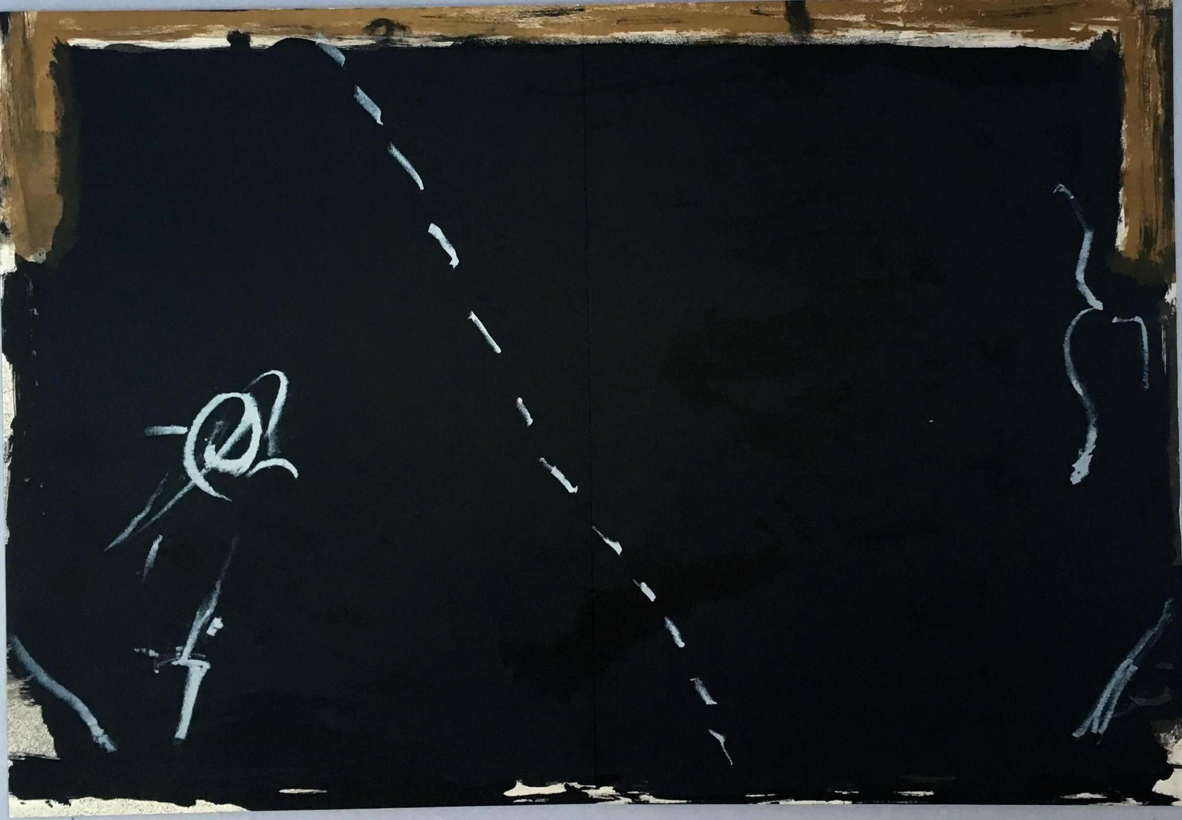 1960s Antoni Tàpies lithograph (derriere le miroir)  1