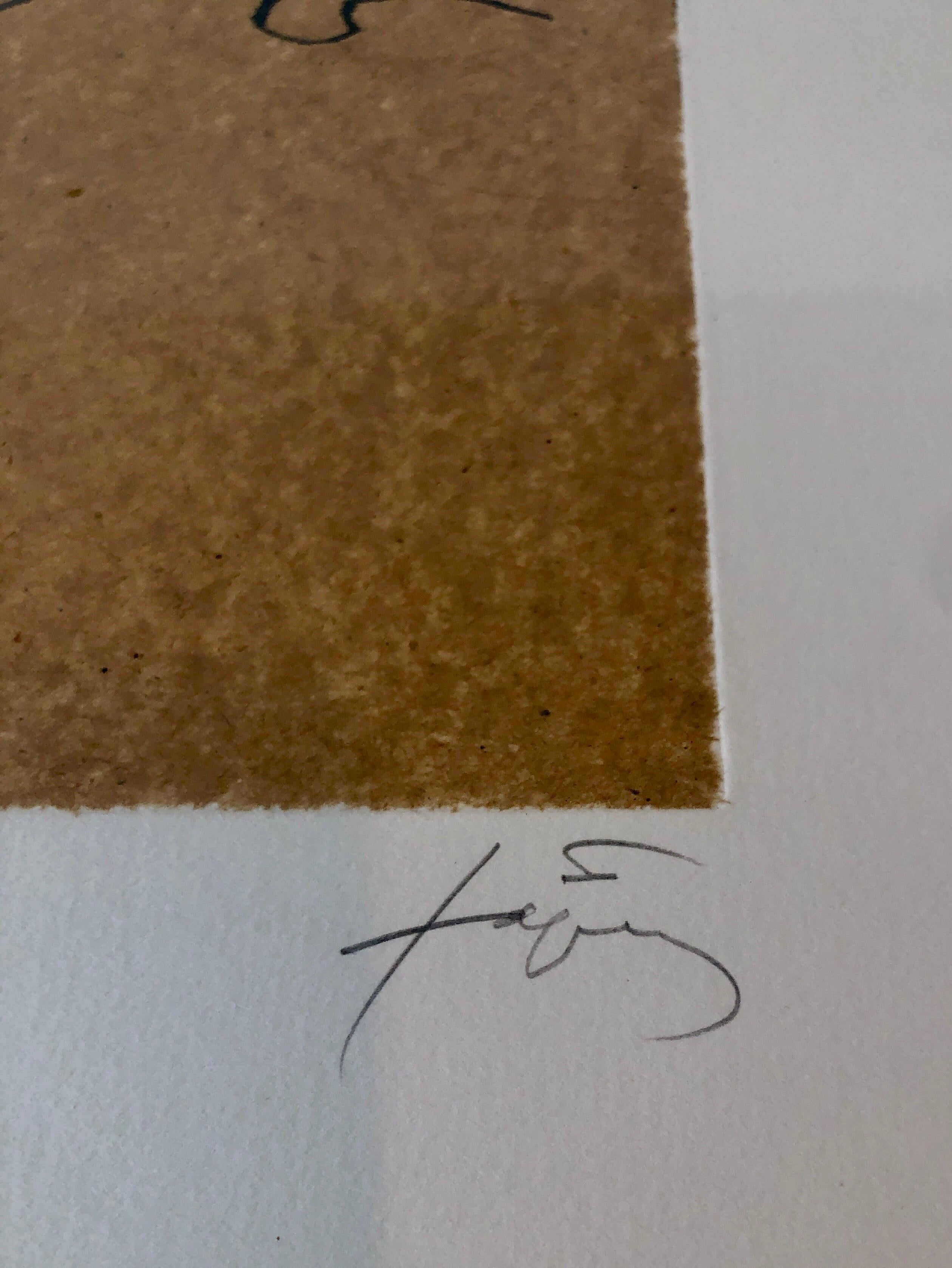 Antoni Tapies Expresionismo abstracto postmoderno Aguatinta en venta 2