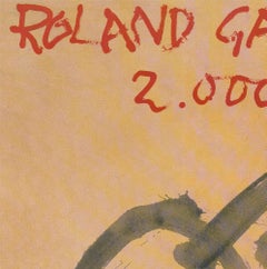 Antoni Tapies 'Roland Garros French Open' 2000