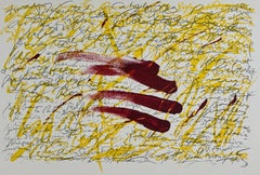 Antoni Tàpies “Senyera” Litografia in prova d’artista su carta Guarro