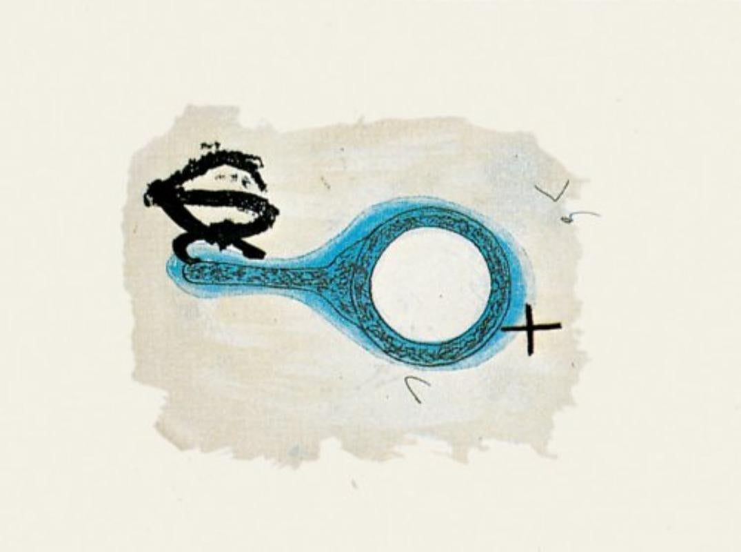 Antoni Tàpies Abstract Print - Aparicions-1