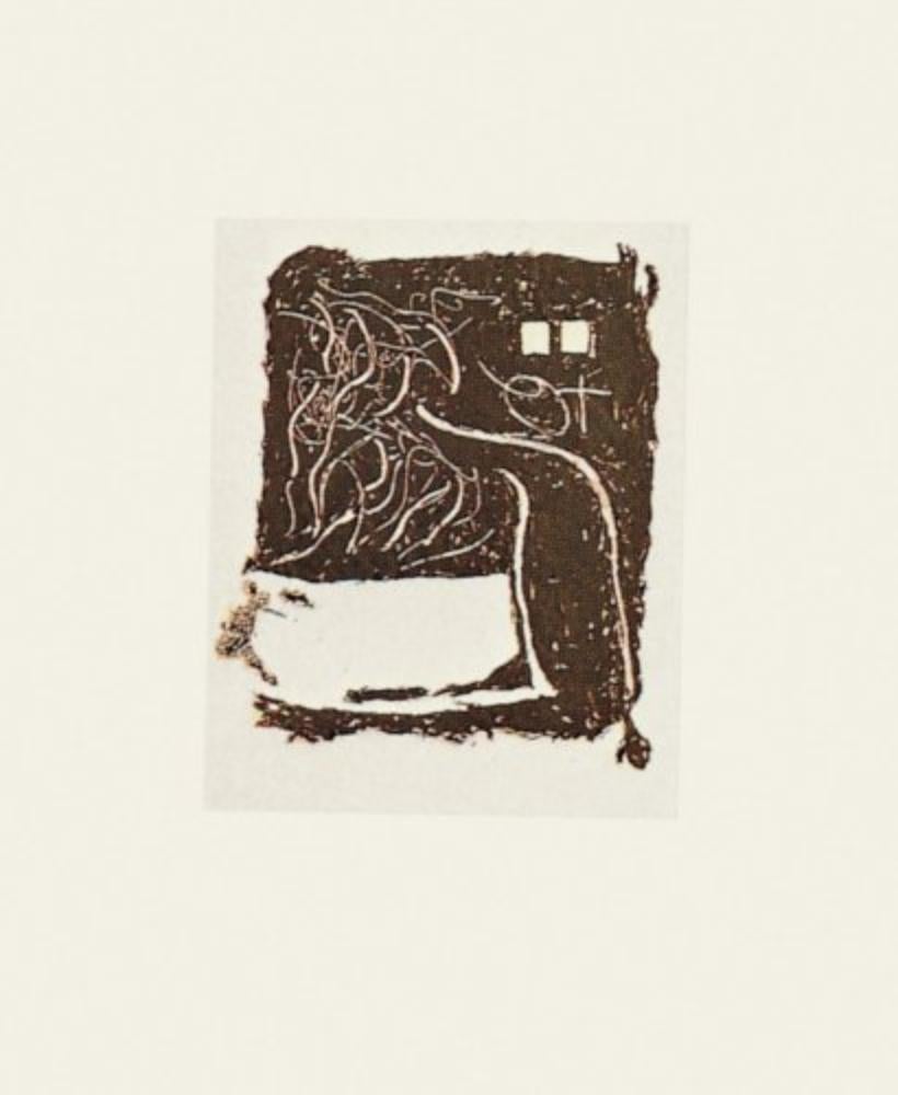 Antoni Tàpies Abstract Print - Aparicions-9