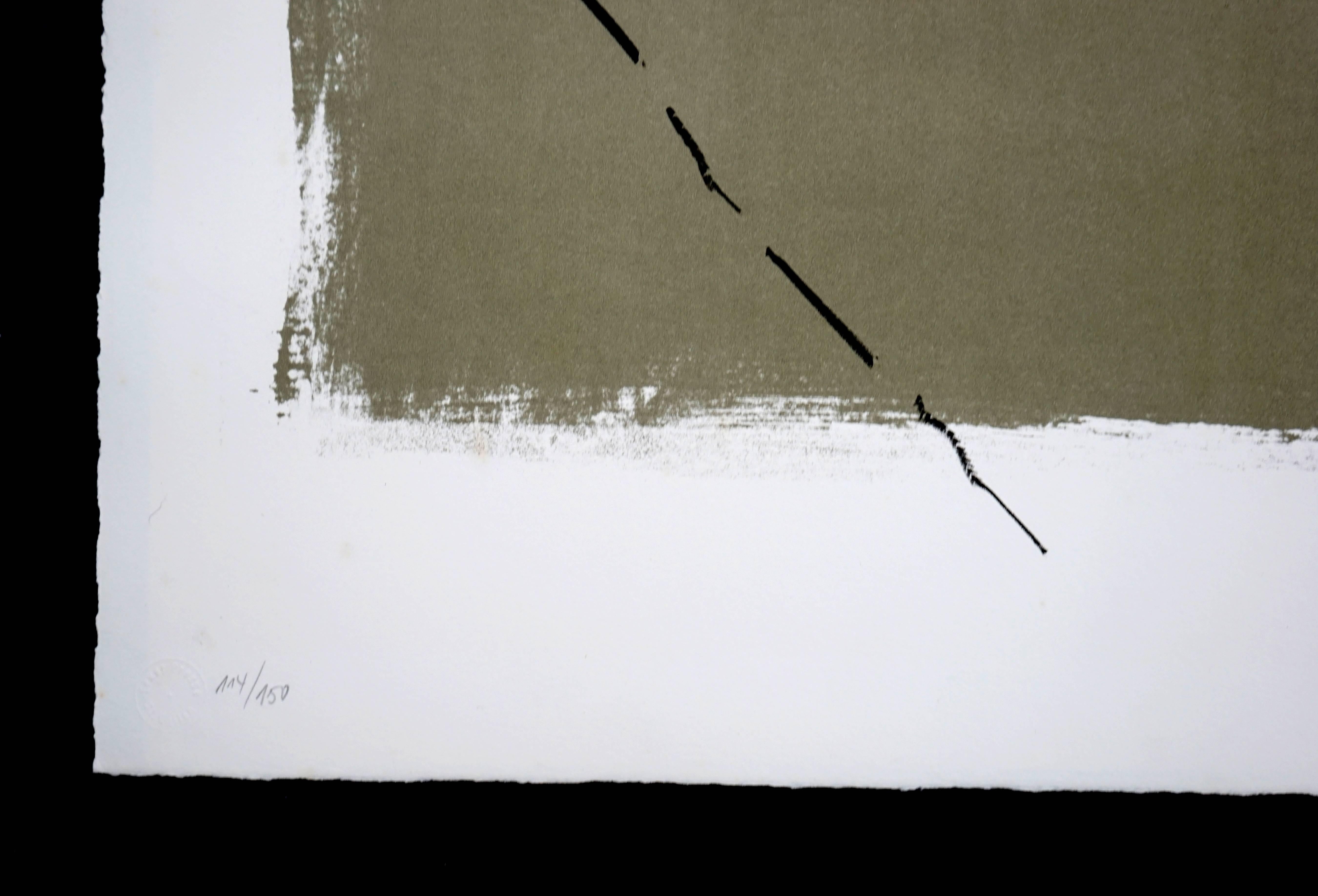 Art 6 '75 - Expressionnisme abstrait Print par Antoni Tàpies