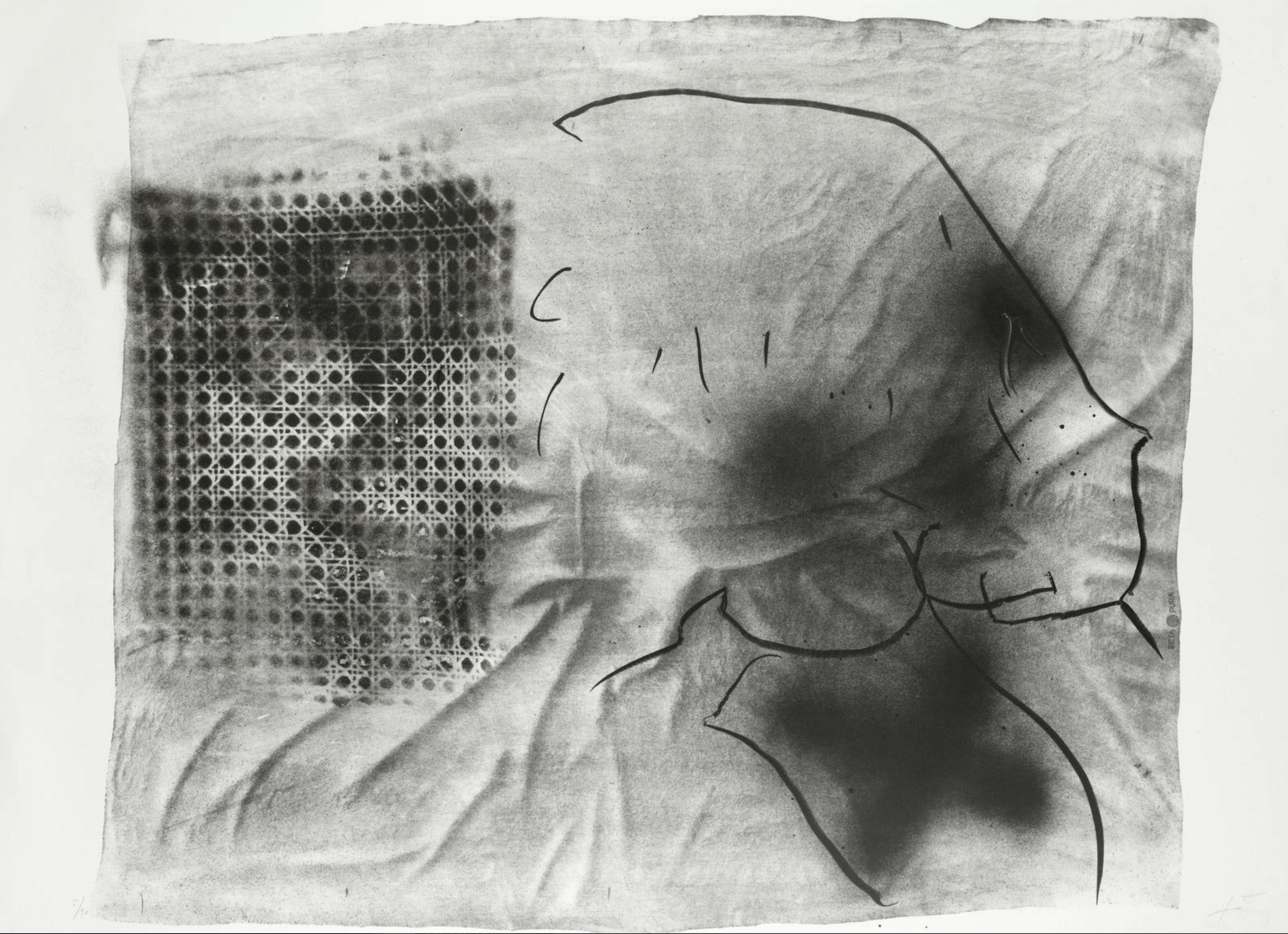 Cannage - Print by Antoni Tàpies