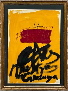 Catalunya -  Lithograph by Antoni Tapies - 1974