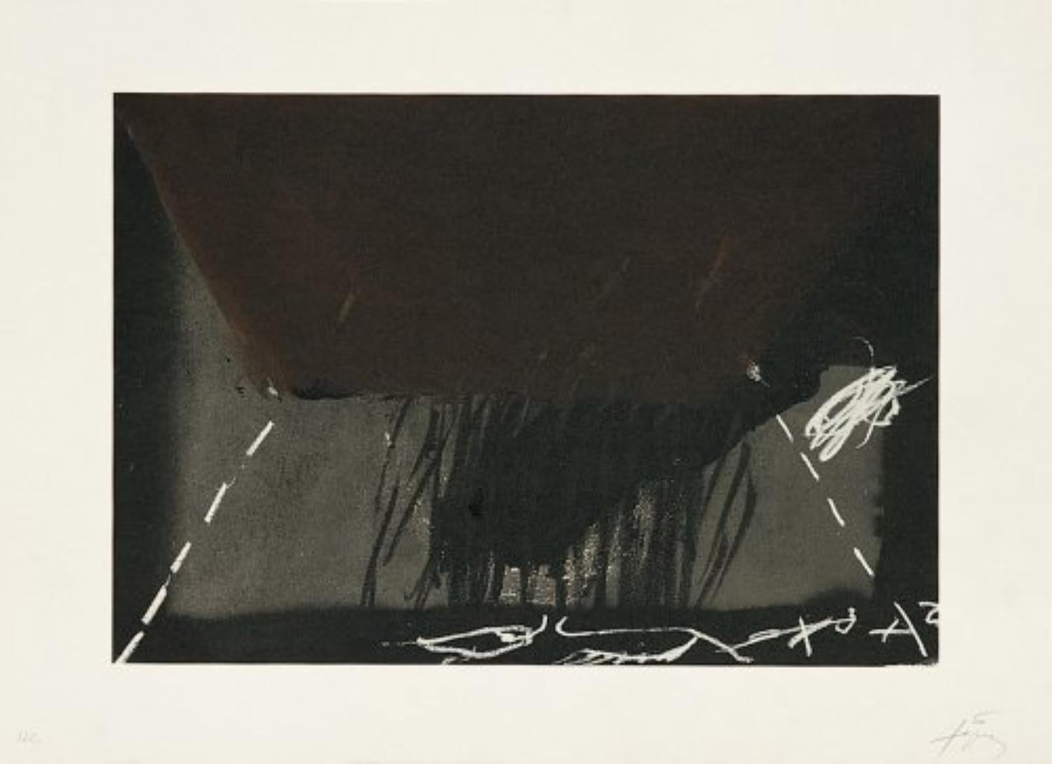 Antoni Tàpies Abstract Print - Clau-12
