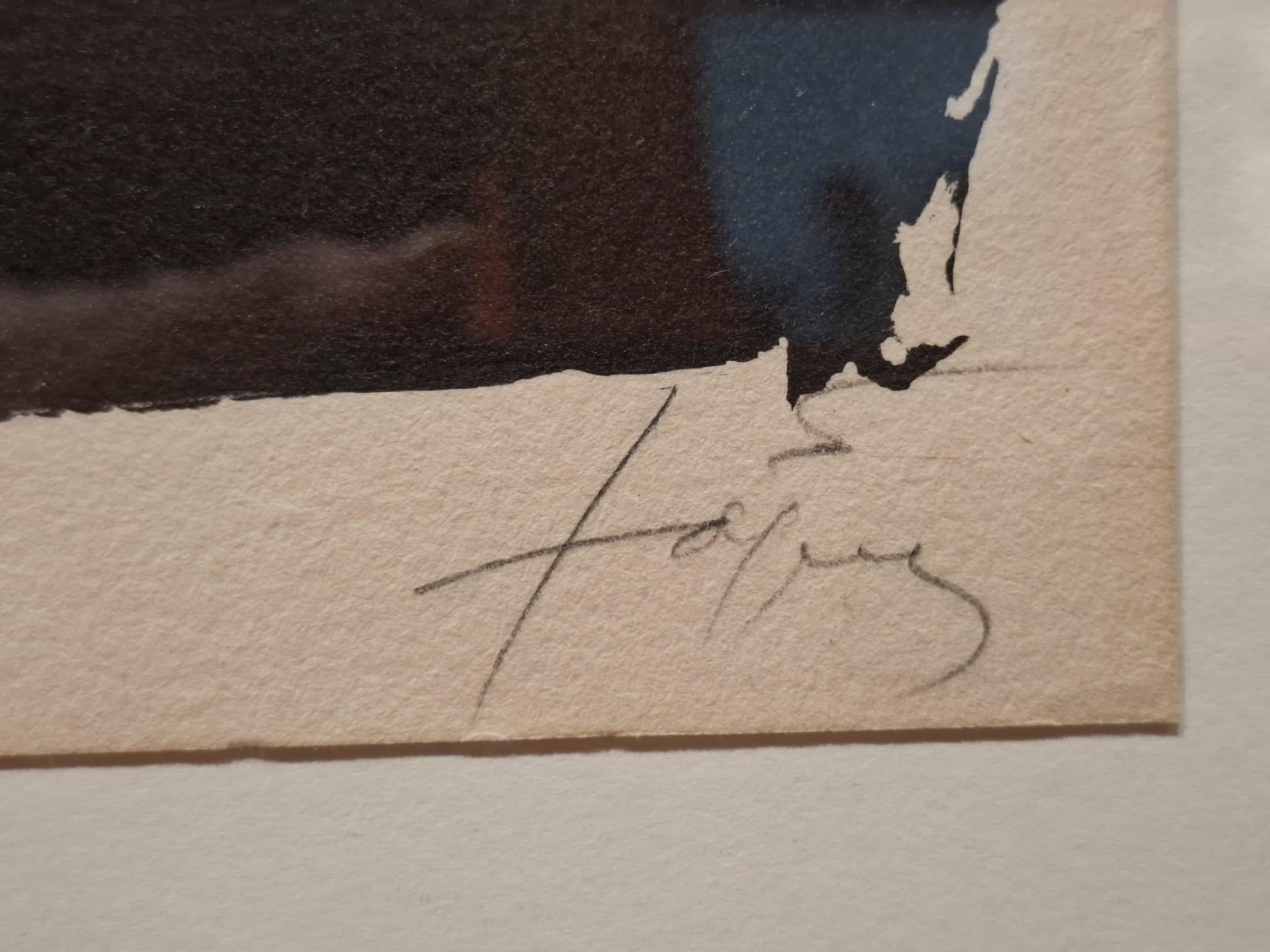 Composition - Abstract Print by Antoni Tàpies
