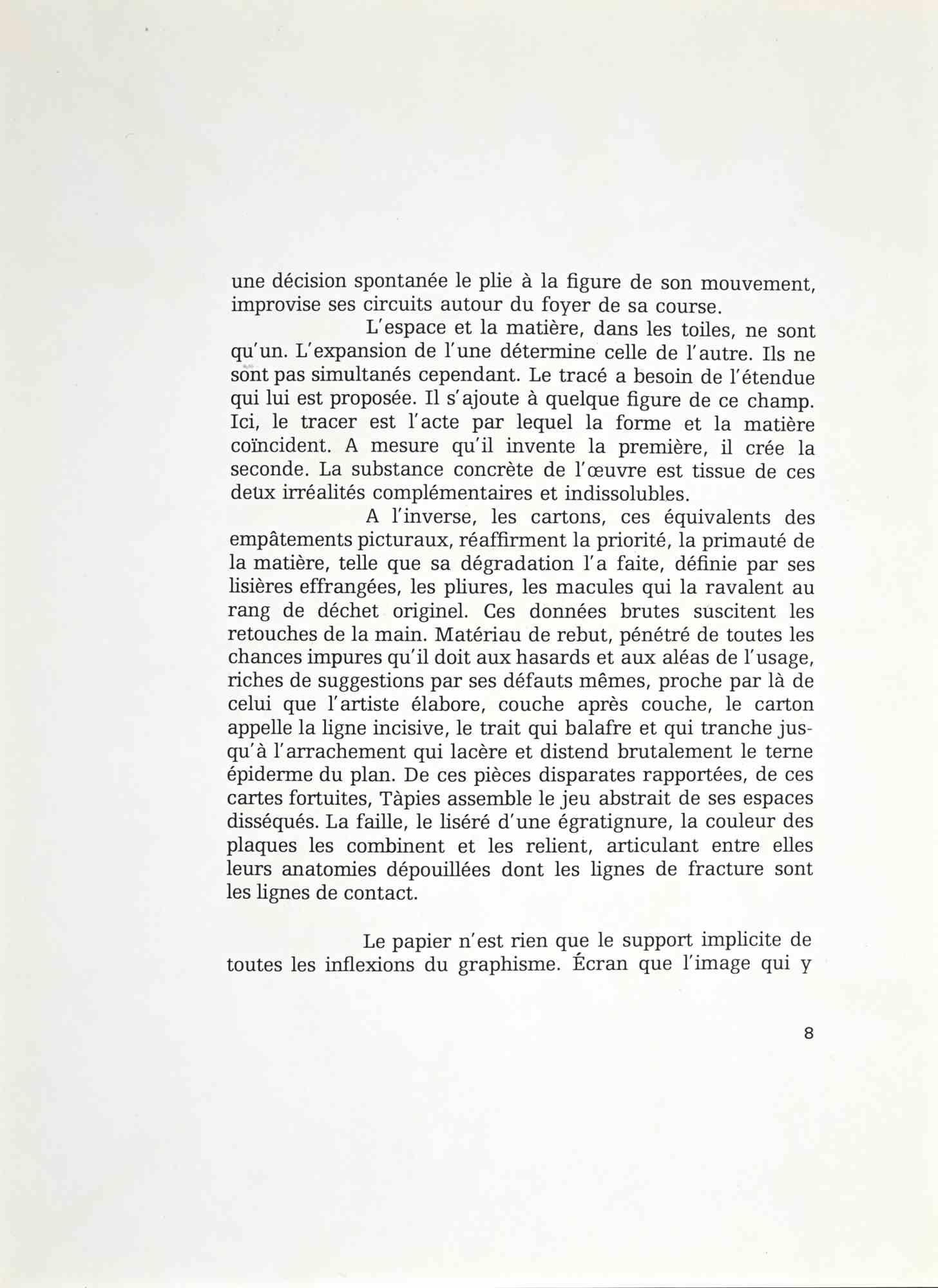 Composition - Antoni Tapies - 1968 - Print by Antoni Tàpies
