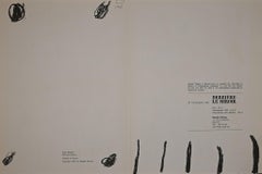 Portada de Derriere le Miroir - Litografía original de Antoni Tapies - 1968