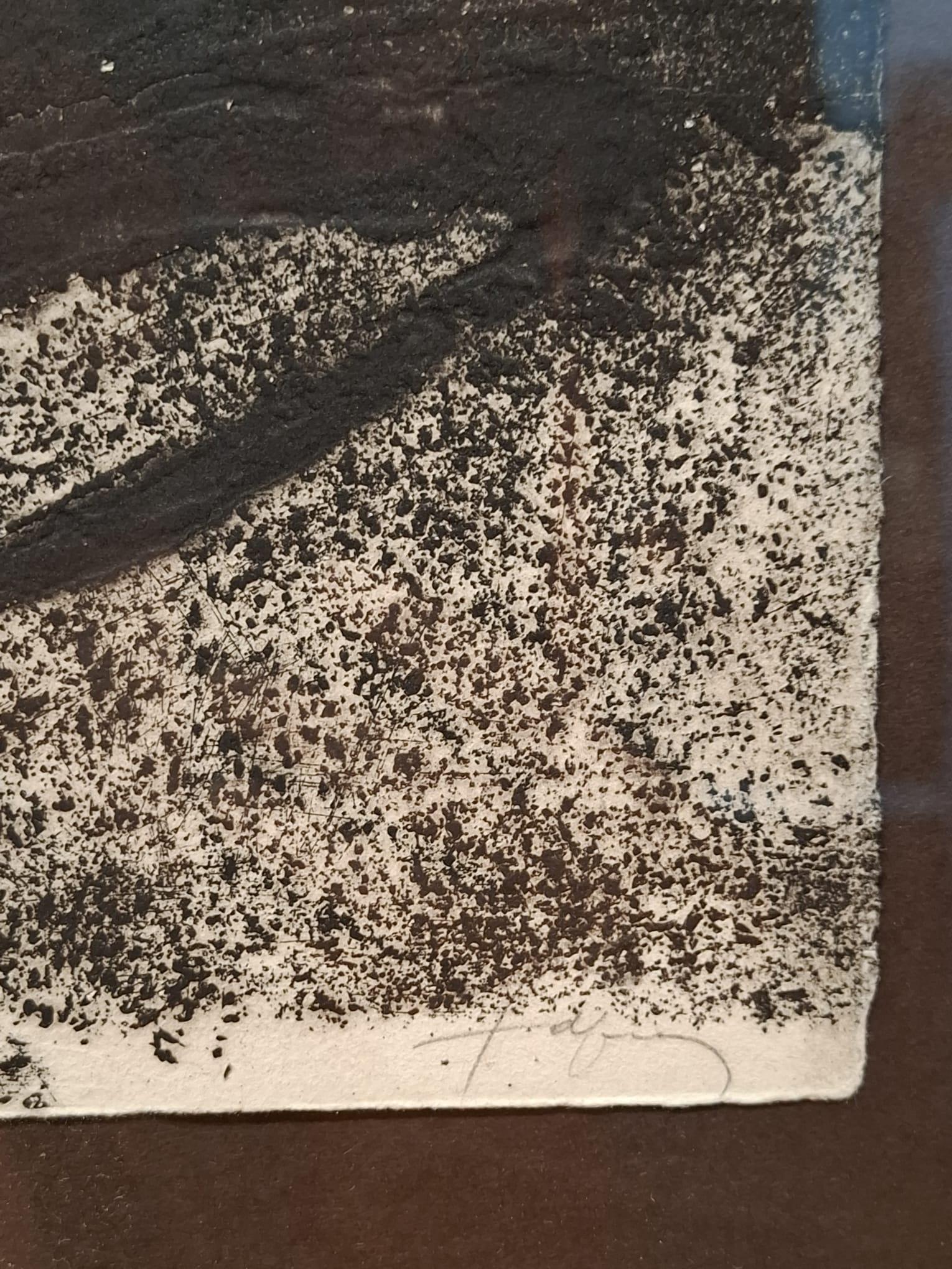 Díptyque - Abstract Print by Antoni Tàpies