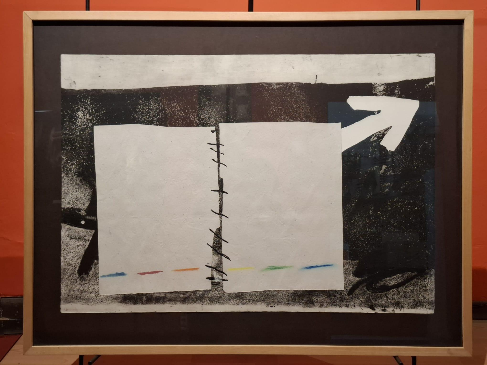 Antoni Tàpies Abstract Print - Díptyque