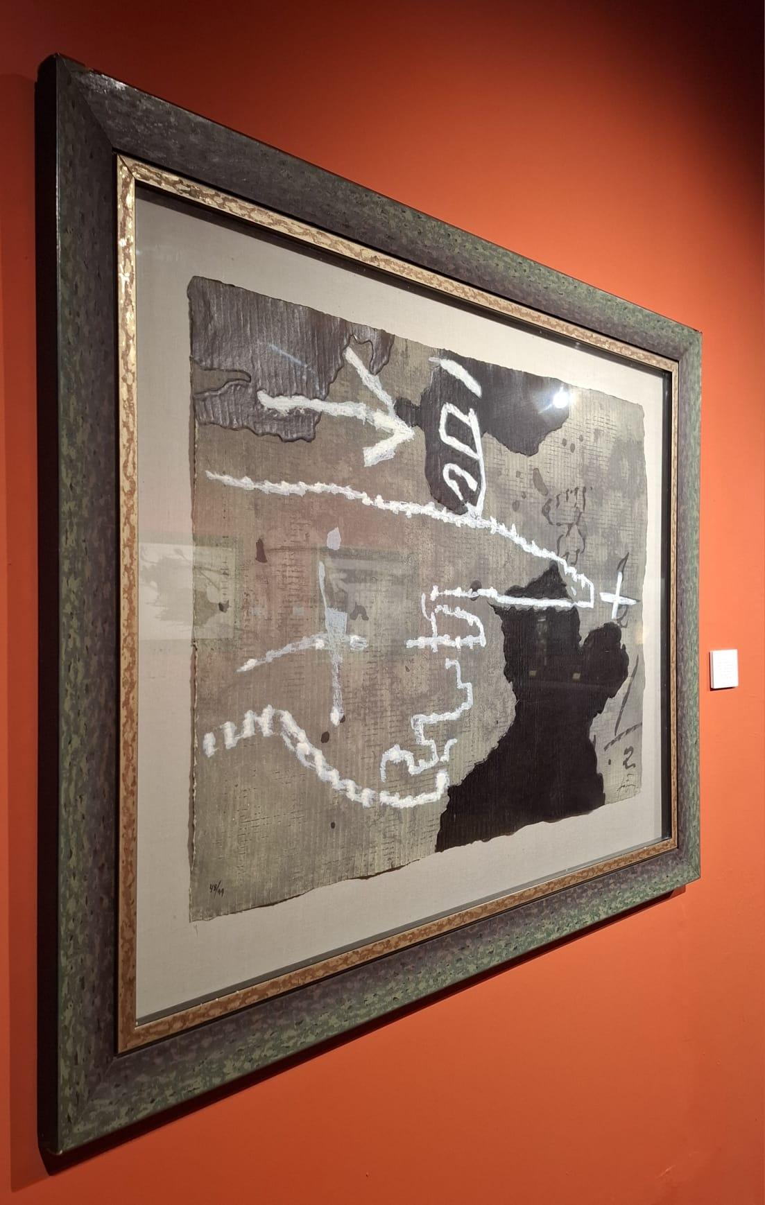 El Dit - Abstract Print by Antoni Tàpies